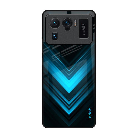 Vertical Blue Arrow Mi 11 Ultra Glass Back Cover Online