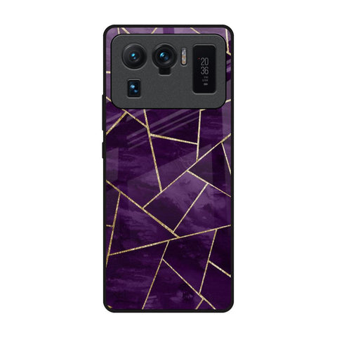 Geometric Purple Mi 11 Ultra Glass Back Cover Online