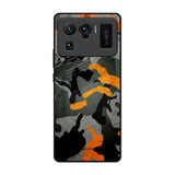 Camouflage Orange Mi 11 Ultra Glass Back Cover Online