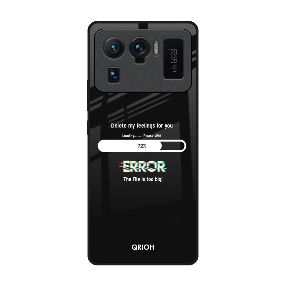 Error Mi 11 Ultra Glass Back Cover Online