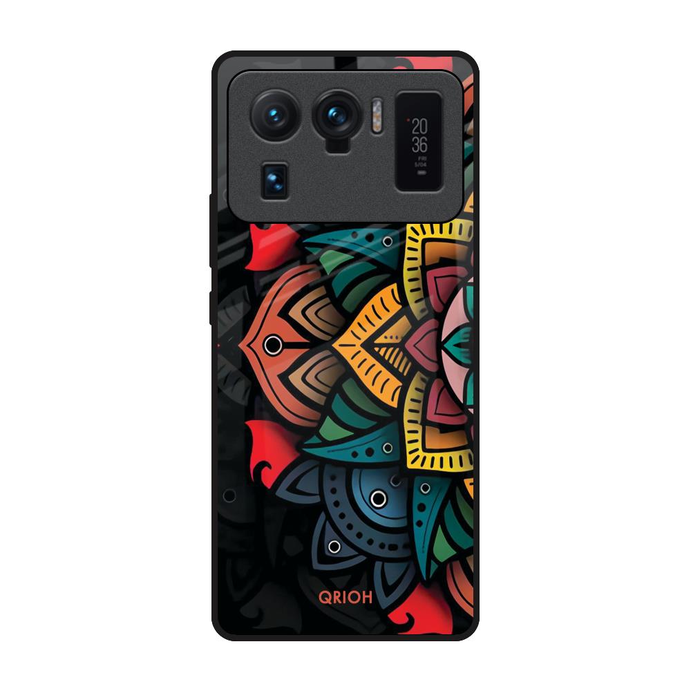 Retro Gorgeous Flower Mi 11 Ultra Glass Back Cover Online