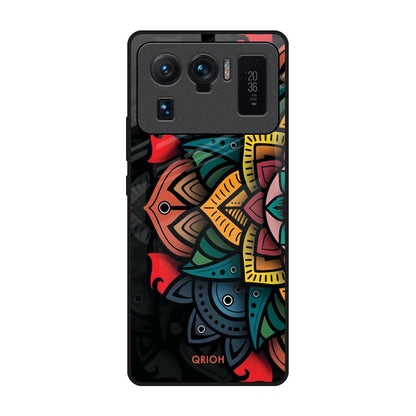 Retro Gorgeous Flower Mi 11 Ultra Glass Back Cover Online