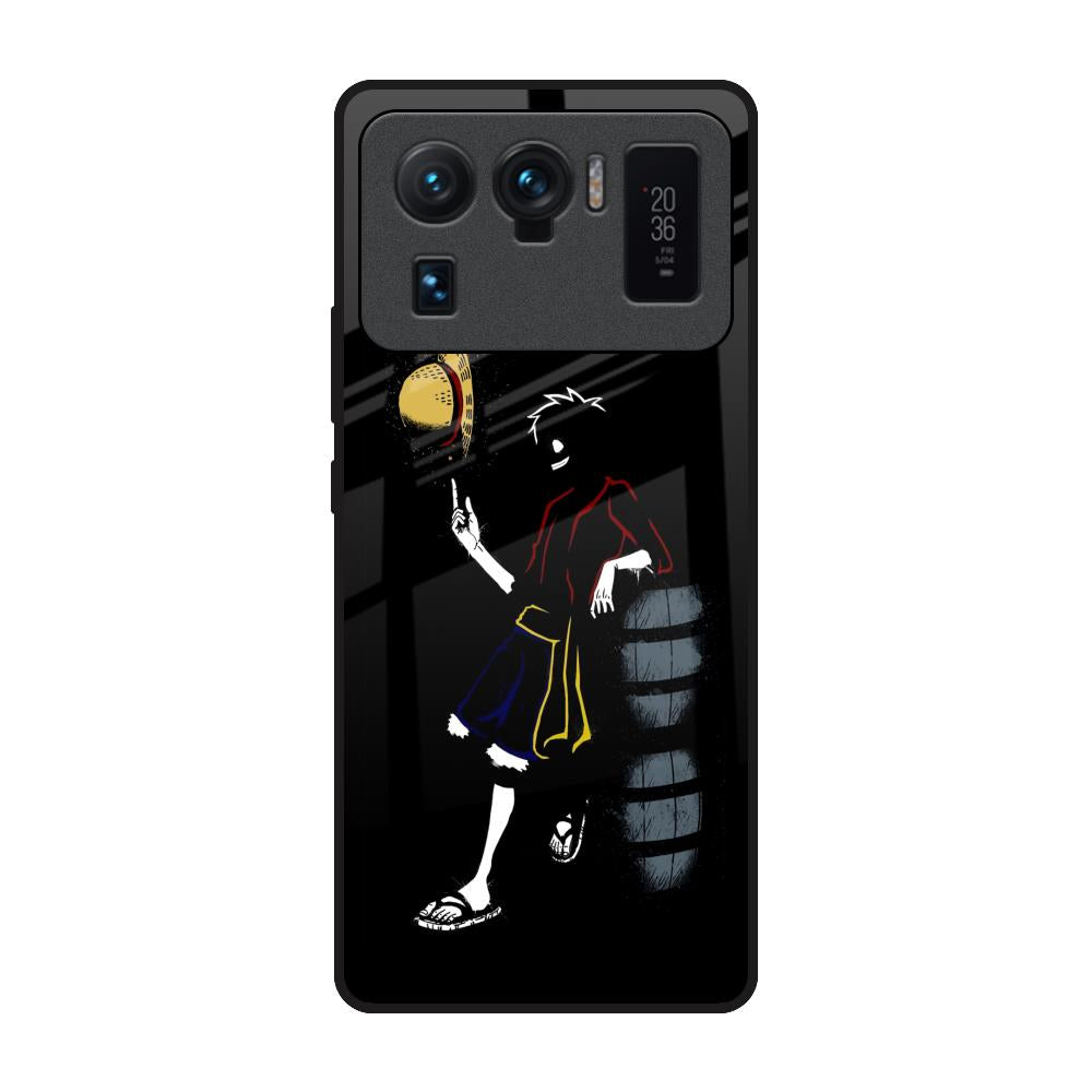 Luffy Line Art Mi 11 Ultra Glass Back Cover Online