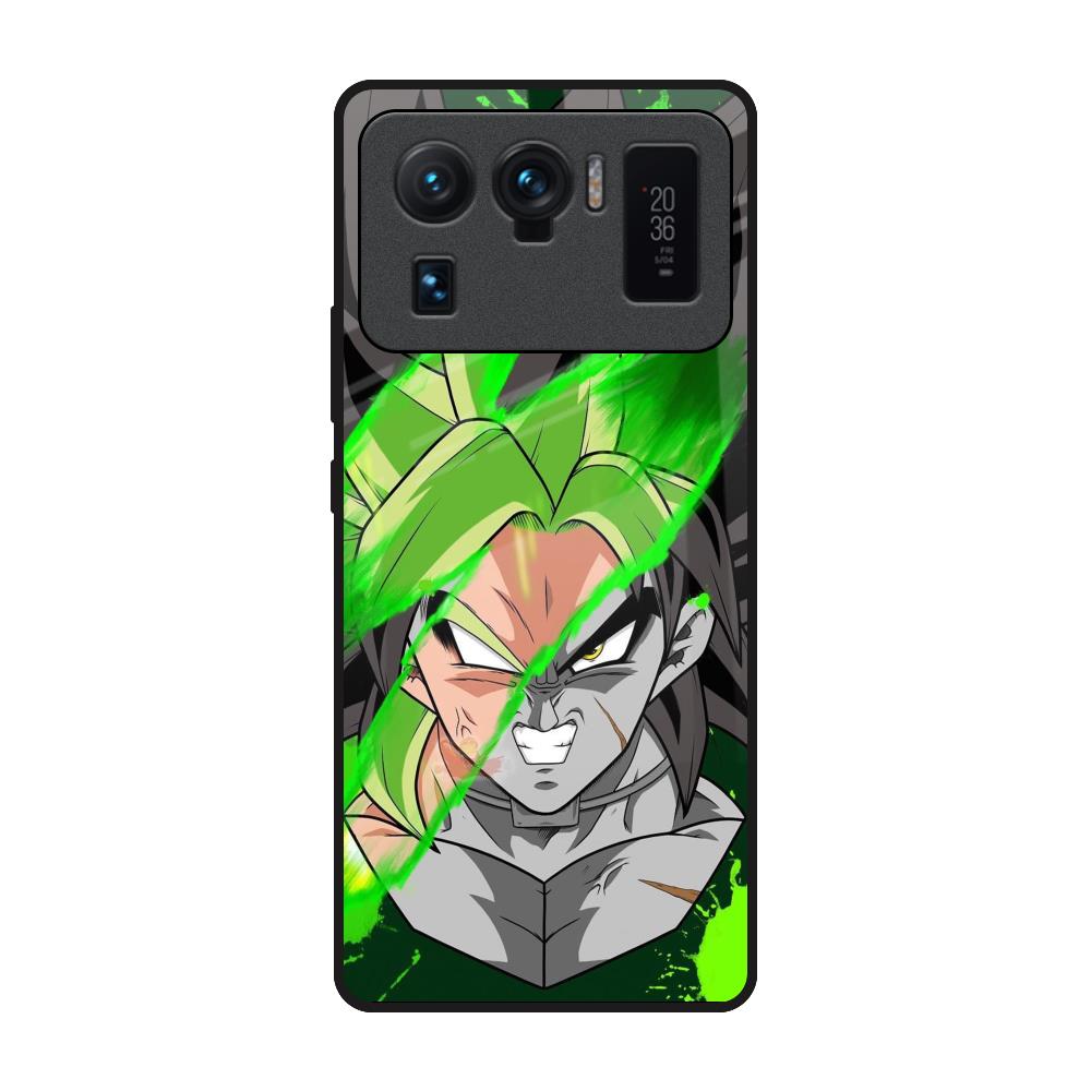 Anime Green Splash Mi 11 Ultra Glass Back Cover Online