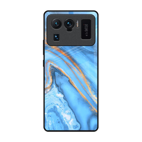 Vibrant Blue Marble Mi 11 Ultra Glass Back Cover Online