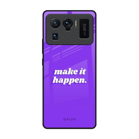 Make it Happen Mi 11 Ultra Glass Back Cover Online