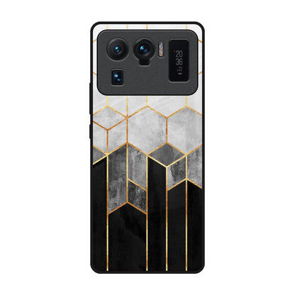 Tricolor Pattern Mi 11 Ultra Glass Back Cover Online