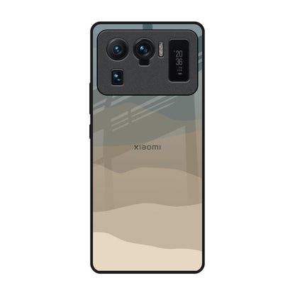 Abstract Mountain Pattern Mi 11 Ultra Glass Back Cover Online