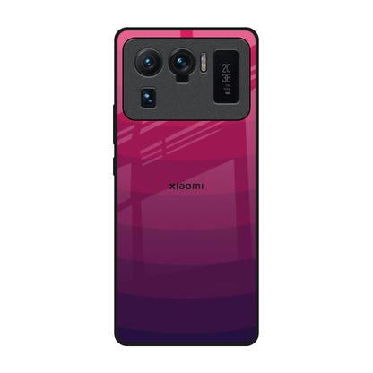 Wavy Pink Pattern Mi 11 Ultra Glass Back Cover Online