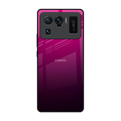 Purple Ombre Pattern Mi 11 Ultra Glass Back Cover Online