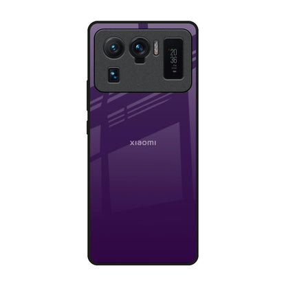 Dark Purple Mi 11 Ultra Glass Back Cover Online