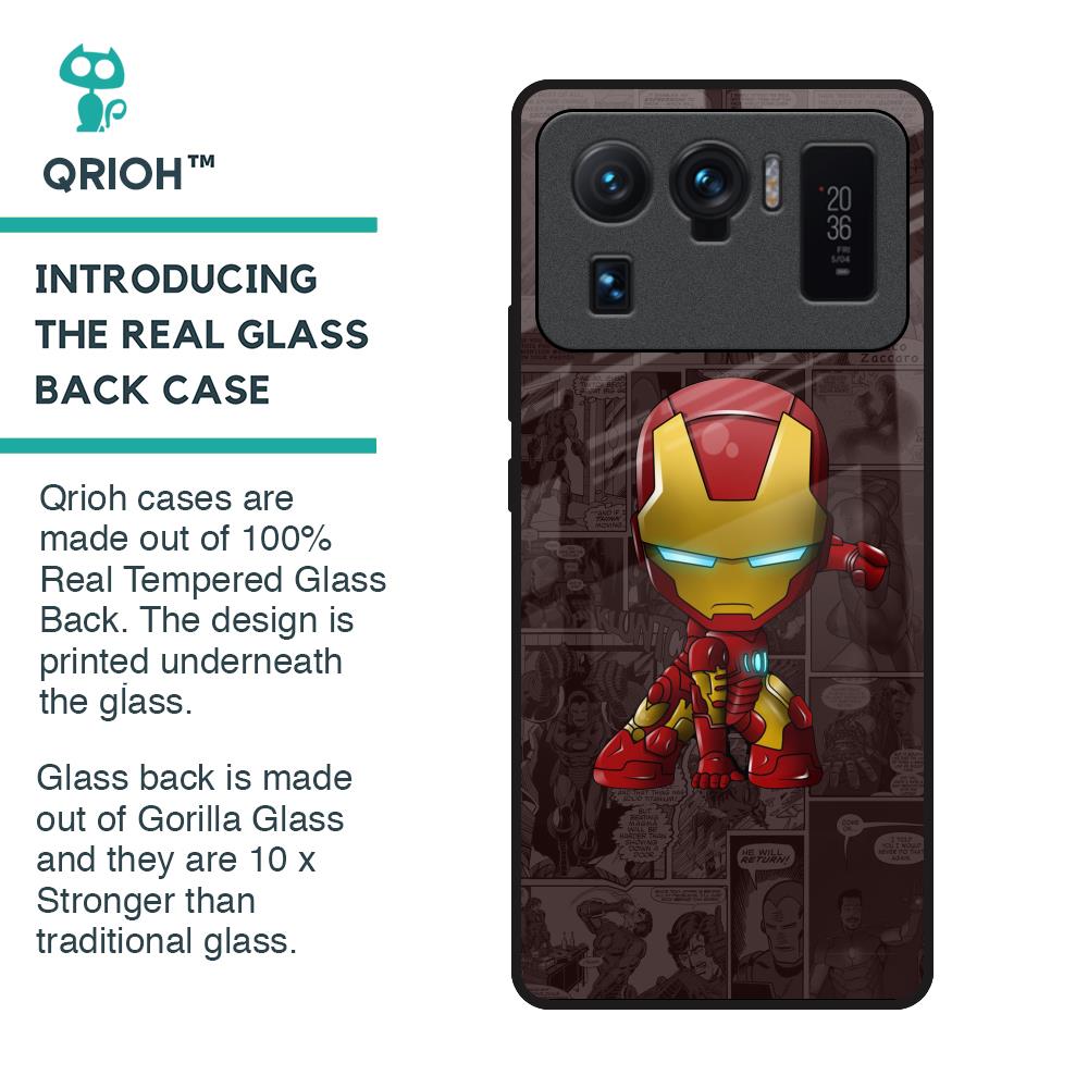 Angry Baby Super Hero Glass Case for Mi 11 Ultra