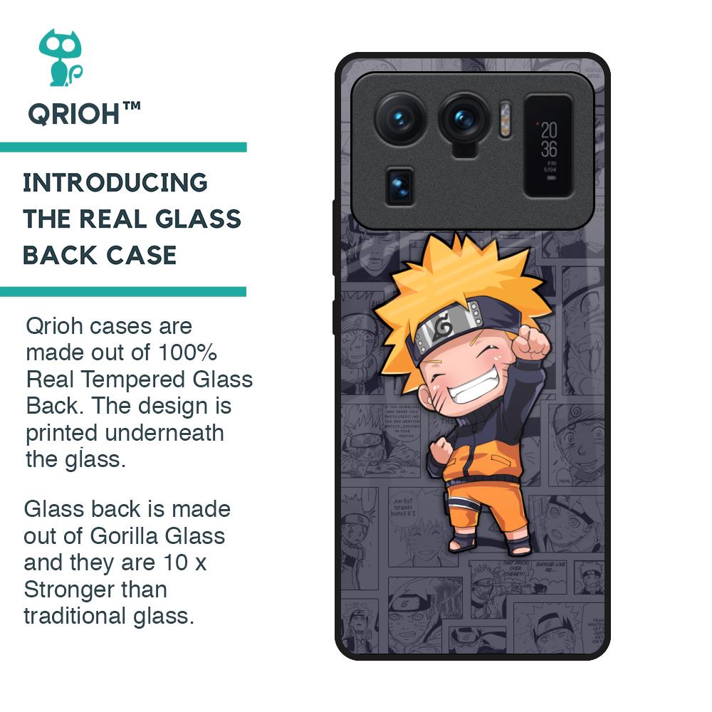 Orange Chubby Glass Case for Mi 11 Ultra