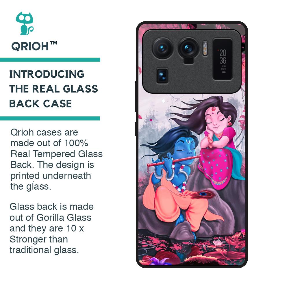Radha Krishna Art Glass Case for Mi 11 Ultra