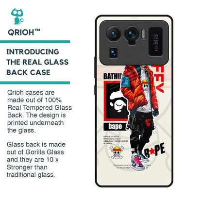 Bape Luffy Glass Case for Mi 11 Ultra