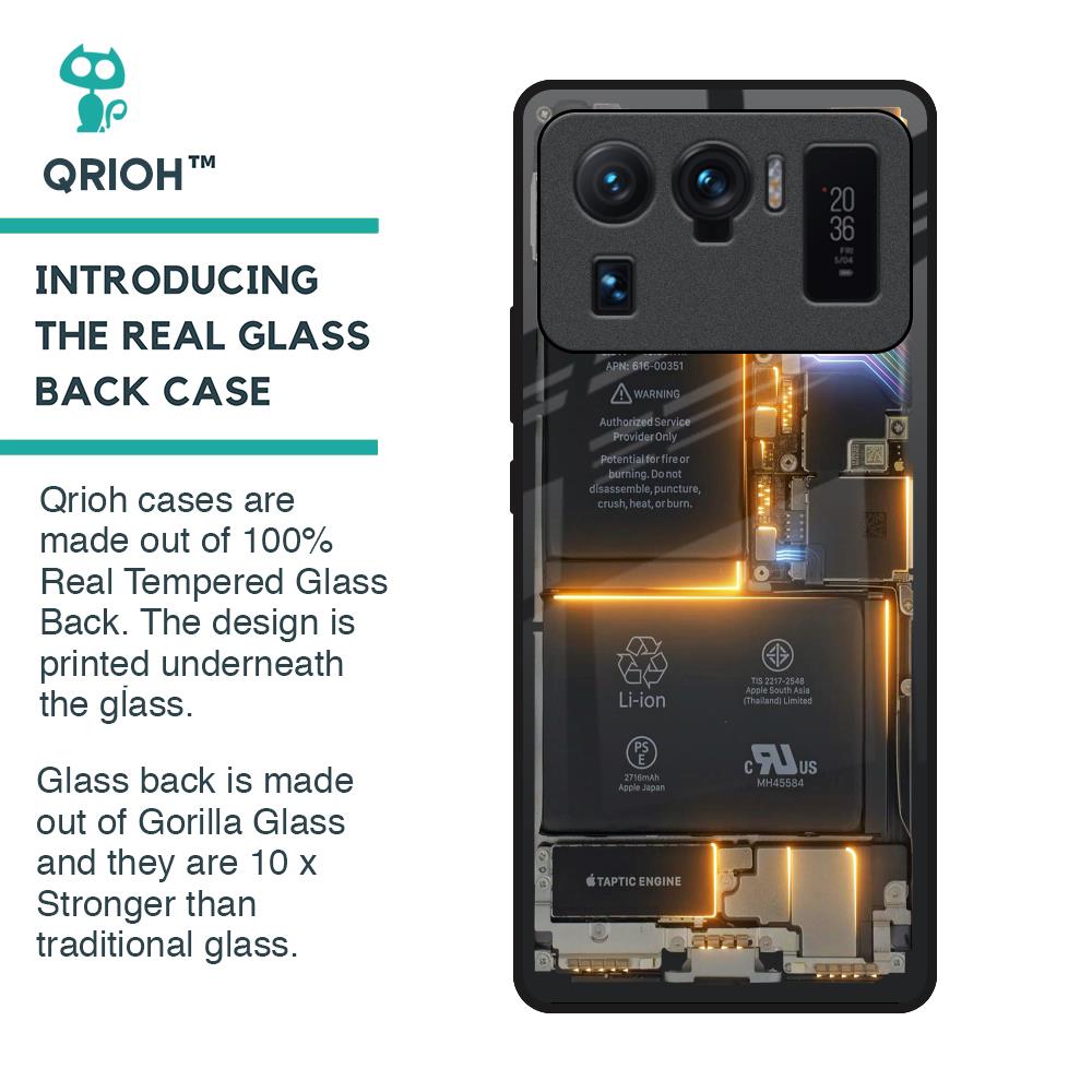 Glow Up Skeleton Glass Case for Mi 11 Ultra