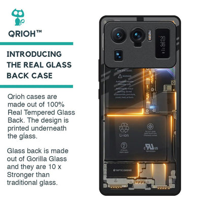 Glow Up Skeleton Glass Case for Mi 11 Ultra