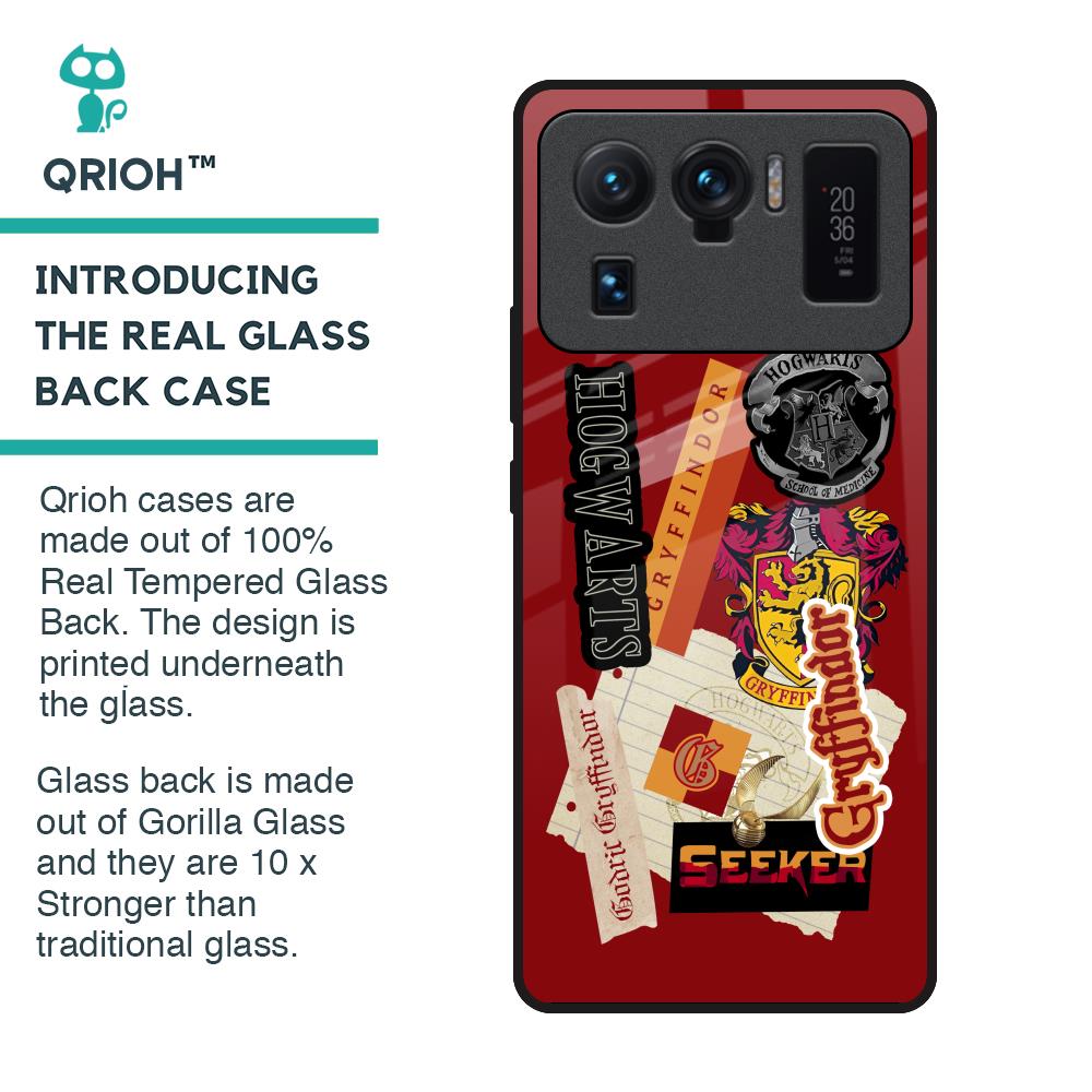 Gryffindor Glass Case for Mi 11 Ultra