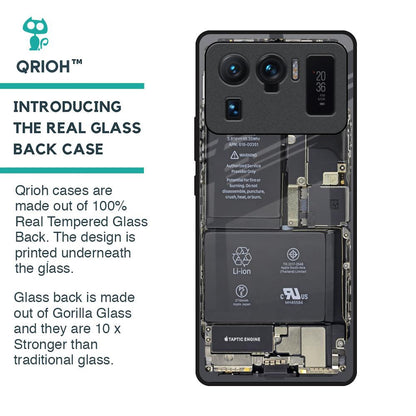 Skeleton Inside Glass Case for Mi 11 Ultra