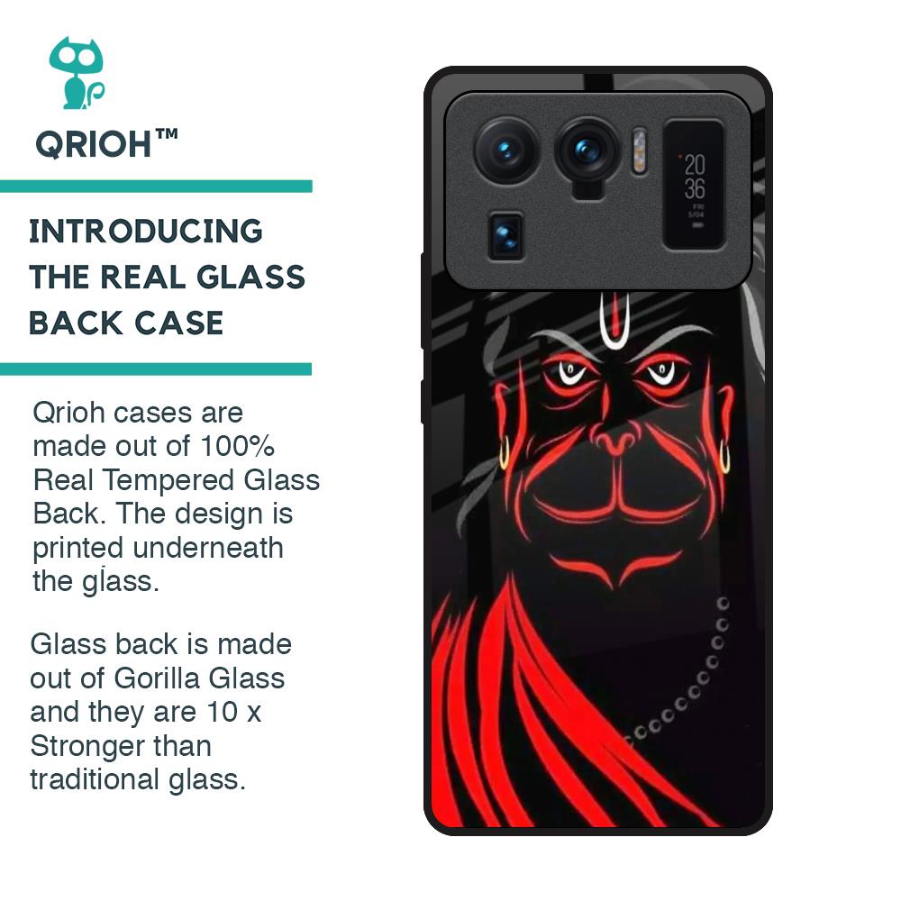 Lord Hanuman Glass Case For Mi 11 Ultra