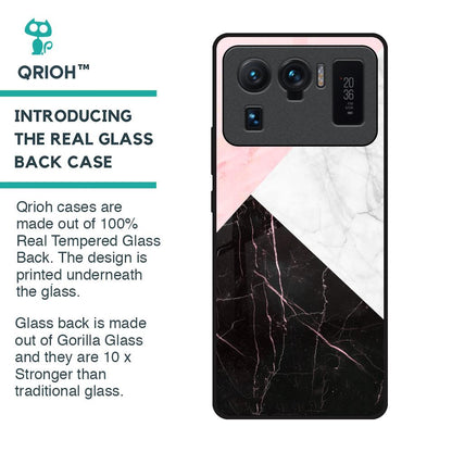 Marble Collage Art Glass Case For Mi 11 Ultra