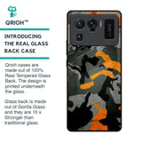 Camouflage Orange Glass Case For Mi 11 Ultra