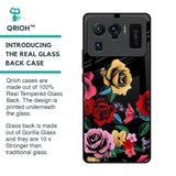 Floral Decorative Glass Case For Mi 11 Ultra