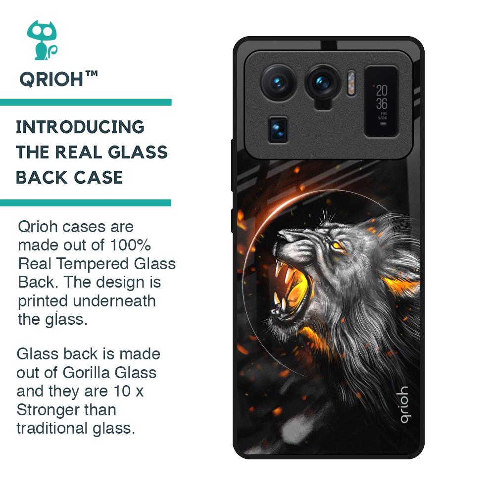 Aggressive Lion Glass Case for Mi 11 Ultra