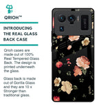 Black Spring Floral Glass Case for Mi 11 Ultra