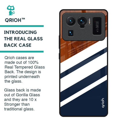 Bold Stripes Glass Case for Mi 11 Ultra