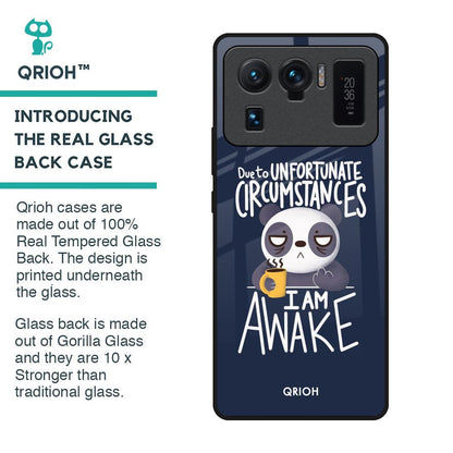 Struggling Panda Glass Case for Mi 11 Ultra