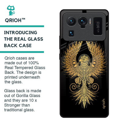 Mythical Phoenix Art Glass Case for Mi 11 Ultra