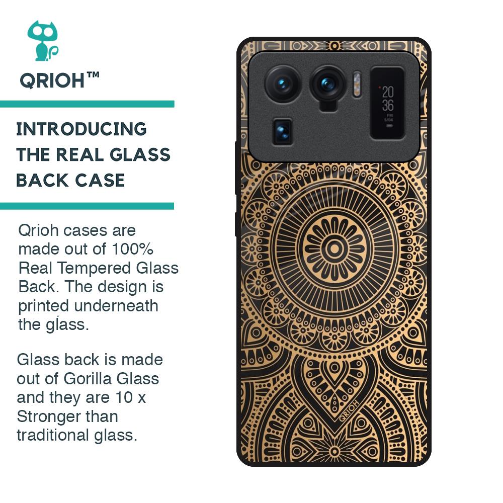 Luxury Mandala Glass Case for Mi 11 Ultra