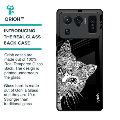 Kitten Mandala Glass Case for Mi 11 Ultra