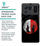 Anime Red Moon Glass Case for Mi 11 Ultra