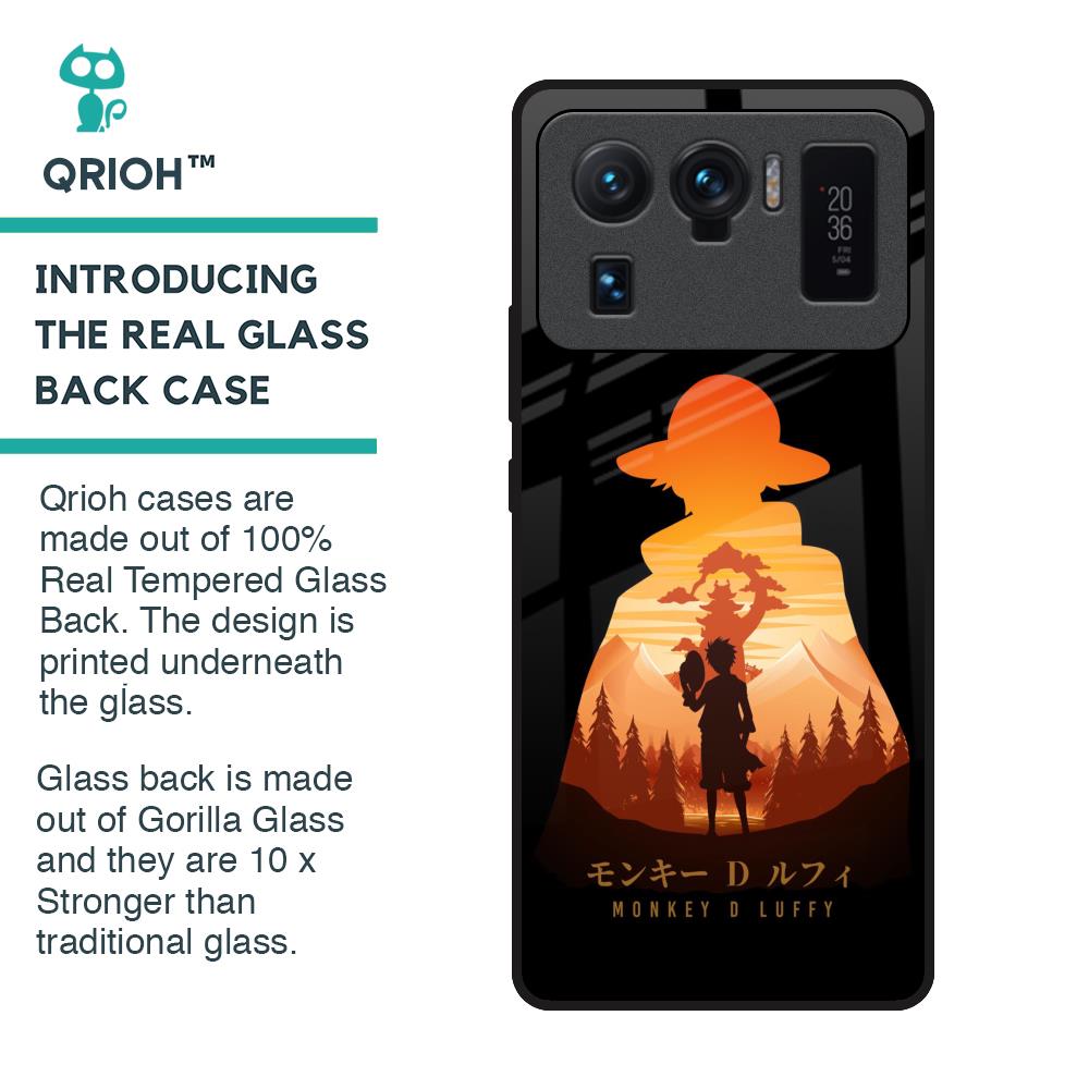 Luffy One Piece Glass Case for Mi 11 Ultra