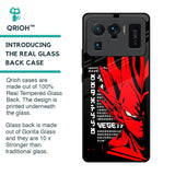 Red Vegeta Glass Case for Mi 11 Ultra