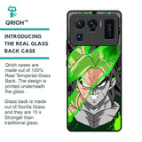 Anime Green Splash Glass Case for Mi 11 Ultra