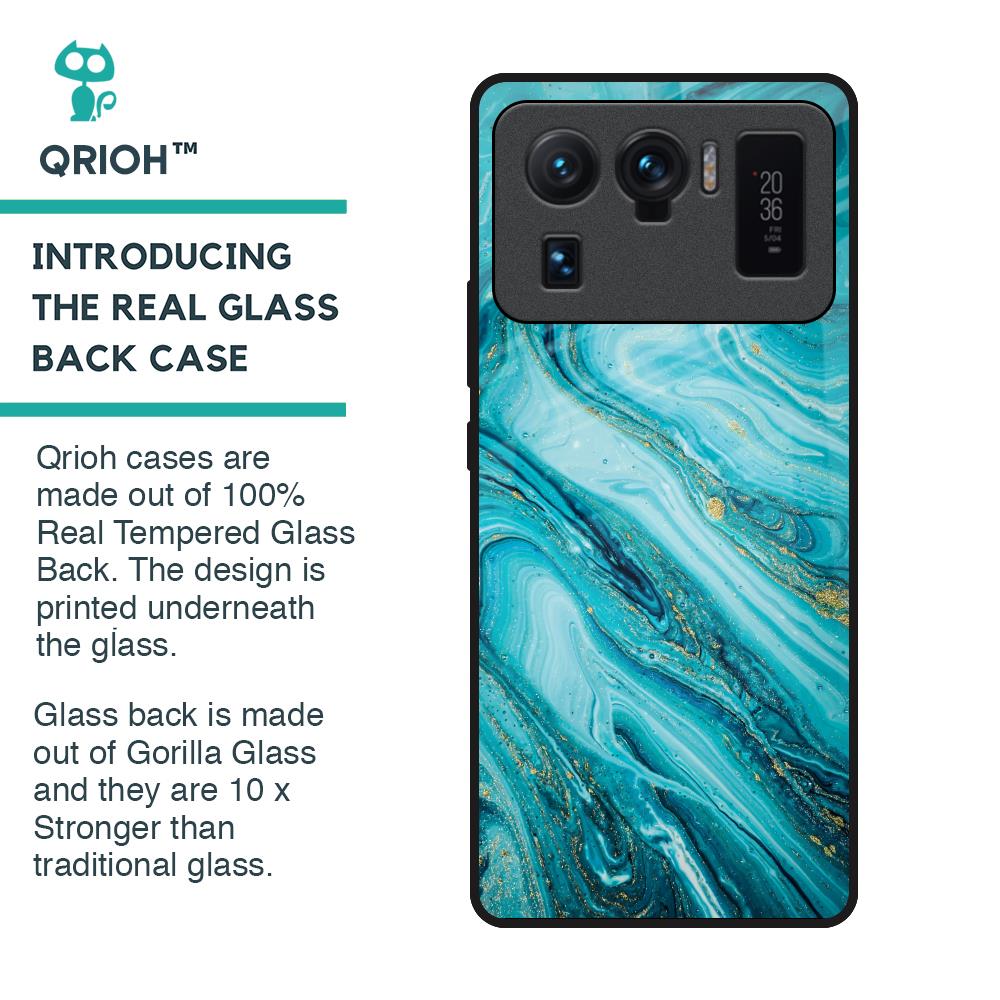 Ocean Marble Glass Case for Mi 11 Ultra