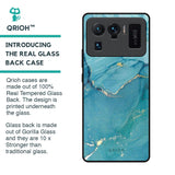 Blue Golden Glitter Glass Case for Mi 11 Ultra
