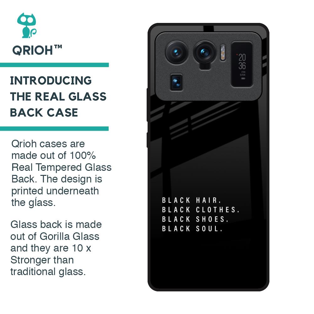 Black Soul Glass Case for Mi 11 Ultra