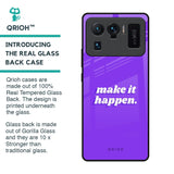 Make it Happen Glass Case for Mi 11 Ultra