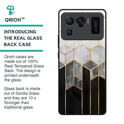 Tricolor Pattern Glass Case for Mi 11 Ultra
