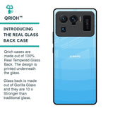 Wavy Blue Pattern Glass Case for Mi 11 Ultra