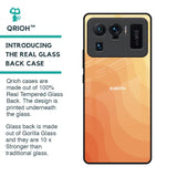 Orange Curve Pattern Glass Case for Mi 11 Ultra