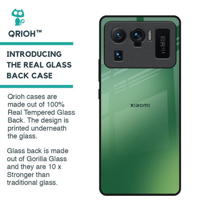 Green Grunge Texture Glass Case for Mi 11 Ultra