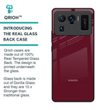 Classic Burgundy Glass Case for Mi 11 Ultra