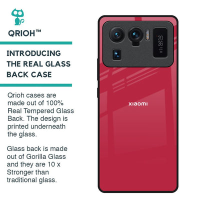 Solo Maroon Glass case for Mi 11 Ultra