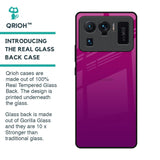 Magenta Gradient Glass Case For Mi 11 Ultra