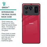 Solo Maroon Glass case for Mi 11 Ultra